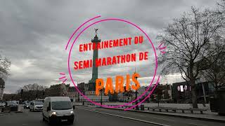 Semi marathon de Paris 2024 Entrainement [upl. by Nojad877]