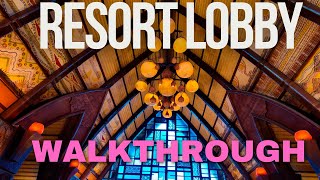 Aulani Disney Resort Lobby Walkthrough  Hawaii [upl. by Carita]