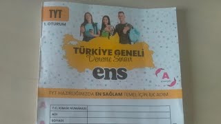 ENS TÜRKİYE GENELİ TYT DENEME DETAYLI GÖSTERİM yks25 keşfet [upl. by Azaleah]