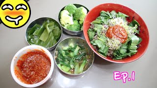 Lunch With Megan  Simple Korean Side Dishes Ep1 [upl. by Enar]