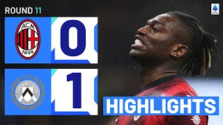 MILANUDINESE 01  HIGHLIGHTS  Pereyra shocks the Rossoneri  Serie A 202324 [upl. by Alohcin]