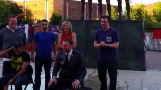 Noz Aka BeardedGenius amp Ian Irving MUTV Presenter Ice Bucket Challenge [upl. by Alexine872]