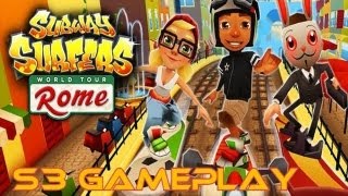 Subway Surfers Rome  Samsung Galaxy S3 Gameplay [upl. by Chris389]