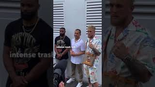 Heartwarming moment at Jake Paul vs Tyron Woodley event shorts [upl. by Lita841]