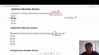 Detailed Explanation On Types Of Number Series Questions AskedFAST ENTRY TEST PREPARATION Part 01 [upl. by Einra397]