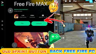 Google Play Beta Free Fire Sprint Run Button Fix  how to fix sprint button problem googleplaybeta [upl. by Medrek]