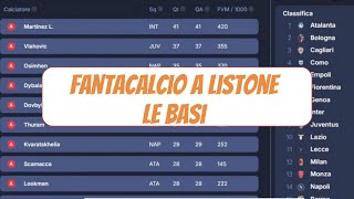 Fantacalcio a Listone Le Basi [upl. by Harlamert409]