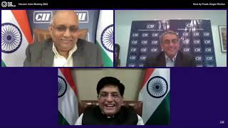 Piyush Goyal Addresses Horasis India Meeting 2021 India’s Emerging Industry amp Trade Architecture [upl. by Llerad]