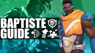 Baptiste Guide Basics Advanced tips and match ups  Overwatch 2 Guide [upl. by Anelas]