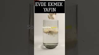 EVDE EKMEK YAPIMI TAM 40 SANİYEDE Evde Ekmek Nasıl Yapılır Tarifi food yemektarifleri ekmek [upl. by Lavicrep167]