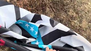 Man in Yucaipa CA Caught Red Handed Taking Down Trump Flag on Election day I put it back up [upl. by Maryellen]