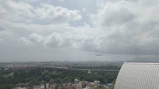 4K Plane landing in MAA from top of St Thomas Mount  280924 [upl. by Urbana]