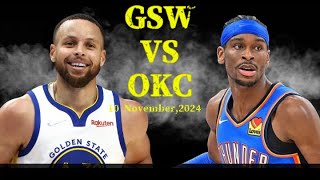 Golden State Warriors vs Oklahoma City Thunder full game highlights [upl. by Navoj]