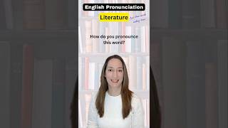 How to say literature in British English [upl. by Dalila]