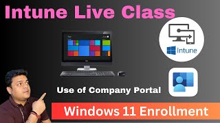 How to Enroll Windows 11 Pc to Intune Portal Using Company Portal Step by step guide [upl. by Pears]