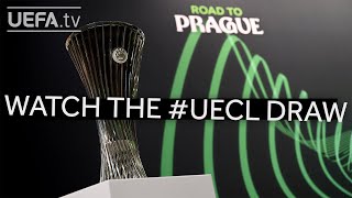 UEFA Europa Conference League knockout round playoff draw [upl. by Doerrer]