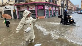 🚨DANA EN MALAGA⚠️Inundaciones MalagaAlerta Rojadana malaga inundaciones [upl. by Narra]