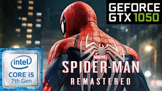 SpiderMan Remastered  GTX 1050  Intel i5 7300HQ  PC Performance Test Benchmark [upl. by Ellecrag]