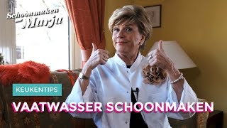 Vaatwasser schoonmaken en schoonhouden 💦 Schoonmaken met Marja Middeldorp [upl. by Pearle126]