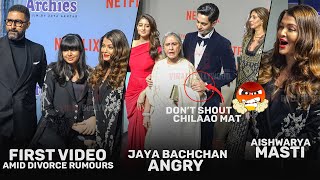 Aishwarya Rai FIRST VIDEO with Abhishek Amid Divorce Rumours  Jaya Bachchan IGNORING Aishwarya [upl. by Casmey366]