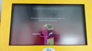 PNB bank First time passbook printing message [upl. by Hasan]