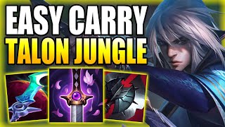 HOW TO PLAY TALON JUNGLE amp CARRY YOUR SOLO Q GAMES EASILY  Gameplay Guide League of Legends [upl. by Parrott942]