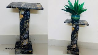 EASY DIY TABLE IDEAS THAT CAN MAKE AT HOME CARDBOARD BOX CRAFT HANDMADE DECORATION IDEAS [upl. by Flyn]