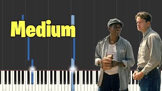 Shawshank Redemption  Stoic Theme  Piano Tutorial [upl. by Maxima203]