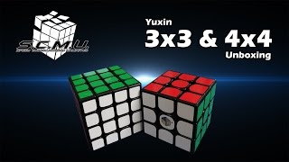 Yuxin 3x3 amp 4x4  Unboxing  The SCMU Store [upl. by Irot]