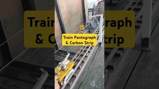 Train Pantograph amp Its Carbon Strip  Why Carbon Strip use in Pantograph trainknowledge rrbalp [upl. by Reese622]