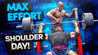 MAX EFFORT SHOULDER DAY WITH MAXIME [upl. by Fry882]