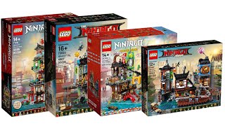 All LEGO Ninjago City sets 20172023 CompilationCollection Speed Build [upl. by Seidler366]