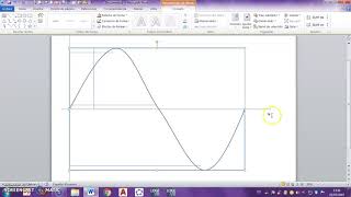 Gráfica de la onda senoidal en WORD [upl. by Maitilde414]