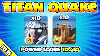 New TITANQUAKE is UNSTOPPABLE TH15 Attack Strategy Clash of Clans [upl. by Eart850]