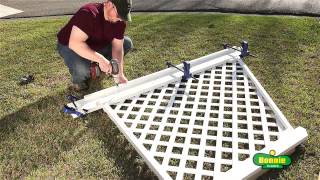 How to Build a Simple Corner Trellis [upl. by Autum]