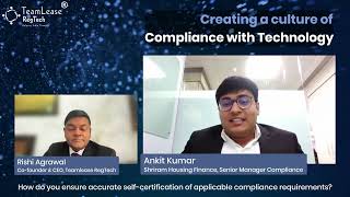 SelfCertification of Compliance Requirements  CS Ankit Kumar  Shriram Housing Finance [upl. by Annahsohs]