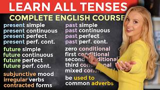 Learn ALL Tenses in English The Complete Course [upl. by Marsden]