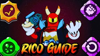 RICO GUIDE Become a PRO RICO FAST Brawl Stars Brawler Guide [upl. by Miun]