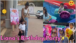 Debina’s daughter lianna’s bday Set par sabki ladli hai ziana ❤️🧿 [upl. by Stillas]