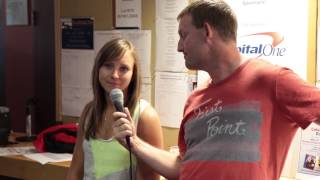 Capital One Celebrity Bonspiel  Peter Steski Interviews Rachel Homan [upl. by Blancha572]