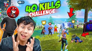 40 Kills Challenge with My Pro Guildmates Nrzzzzzzzz 😍 Tonde Gamer  Free Fire Max [upl. by Maddeu]