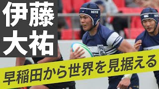 早稲田ラグビー部 伊藤大祐 “優勝”に向けたリーダーシップ [upl. by Myca]