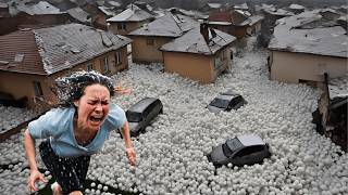 Most Devastating Hailstorm in Calgary History Unbelievable Destruction Caught on Camera [upl. by Aymahs]