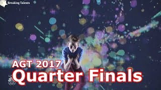 Merrick Hanna Best Dance w Judges Comments quotBest Actquot Quarter Finals Americas Got Talent 2017 Live [upl. by Cornela]