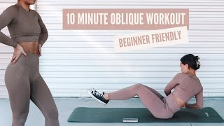 10 Minute Oblique Workout  basics for beginners [upl. by Lynn]