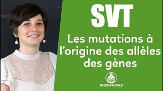 Les mutations à lorigine des allèles des gènes  SVT  Collège  Les Bons Profs [upl. by Valeria34]