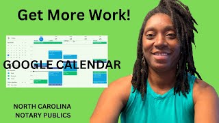 HOW USING Your GOOGLE CALENDAR can get you more work as a NOTARY PUBLIC [upl. by German]