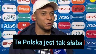 MBAPPE PO MECZU Z POLSKĄ [upl. by Basilius334]