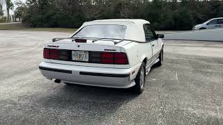 1989 Chevrolet Cavalier Z24 Convertible Top Up Walk Around [upl. by Romy]