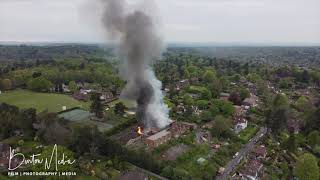 Haslemere Prep School The Heights Hill Road  Fire  2 May 2022 [upl. by Iliak]